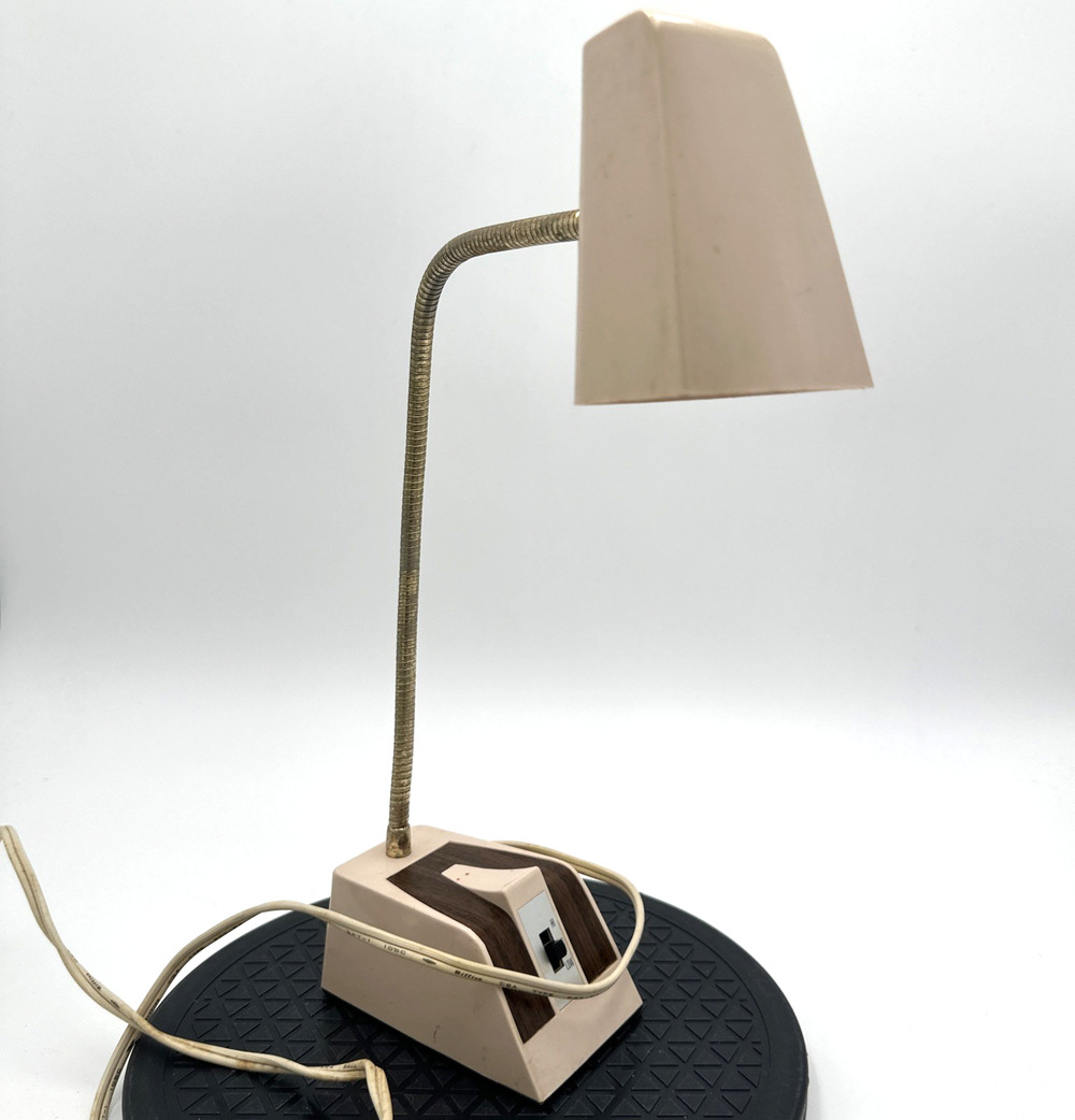 Vintage Hamilton Industries Desk Lamp Goose Neck MCM